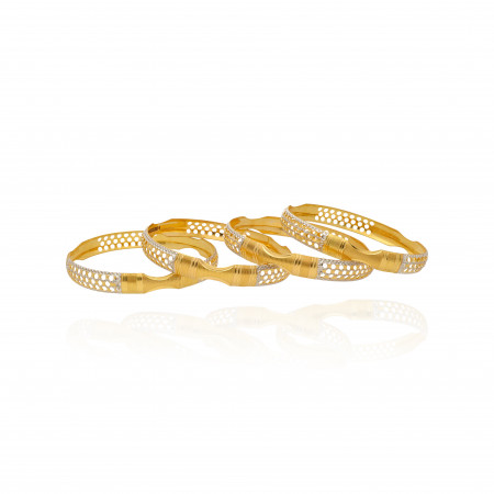 Golden Elegance Touch of Luxury with Every Bangle