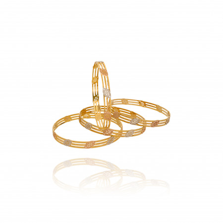 Pure Gold Bliss Bangles That Embody Grace