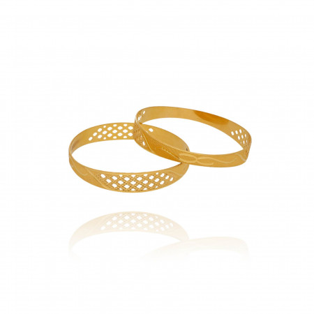 Golden Whispers Bangles That Elevate Your Glow