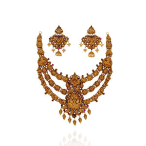 A Legacy in Gold Temple Necklace Set