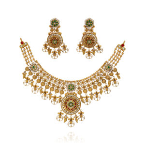 Artisan's Touch Gold Necklace Set