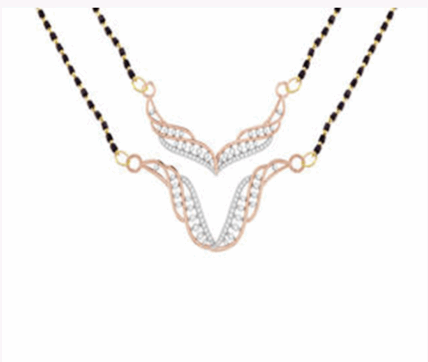 Timeless Romance  Diamond Tanmaniya Mangalsutra
