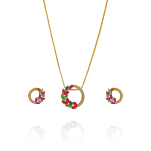 Golden Glint Chain Set for Women