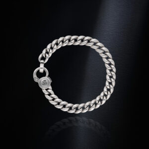 Echo Loop Silver Bracelet for Men