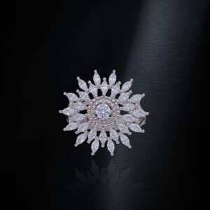 Dewdrop Silver Ring for Women