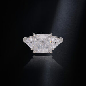 Celestial Glow Silver Ring for Women