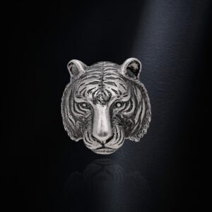 Crown Forge Silver Ring for Men